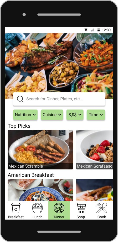 Prototype Dinner Screen