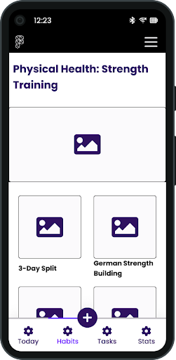 Wireframe Physical Health